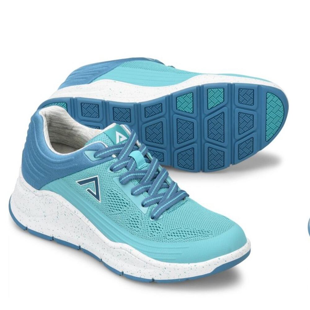 Align Women's Lavoy Athletic Running Shoes Turquoise‎ Blue White Size 6.5 US